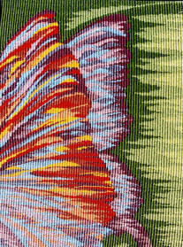 Butterfly wings tapestry image