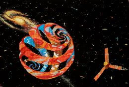 Probe This space tapestry image