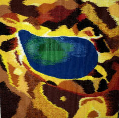 Bat Fish eye tapestry image