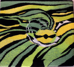 Turtle eye tapestry image