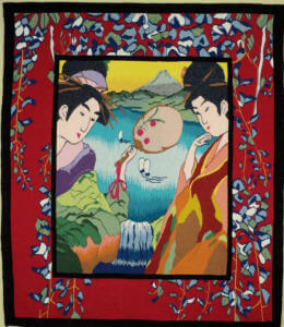 Oriental Goddesses tapestry image